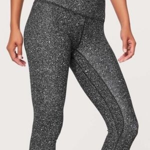 Lululemon Black & White Speckled Align Pants 25"